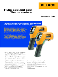 Thumbnail of document Data Sheet - 568 Contact & Infrared Temp Gun